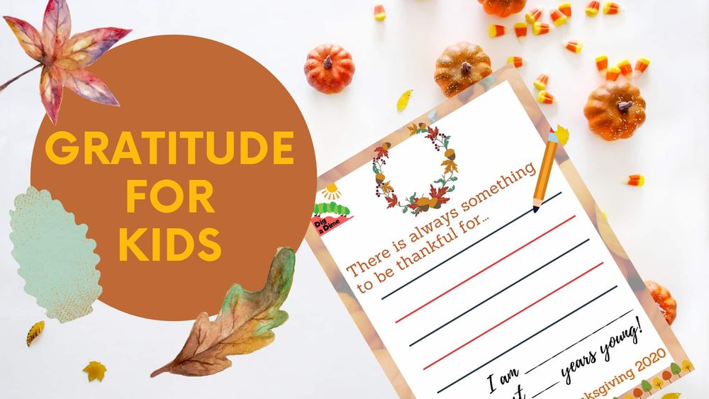 Thanksgiving 2020 - Gratitude Chart for Kids (Free Printable)