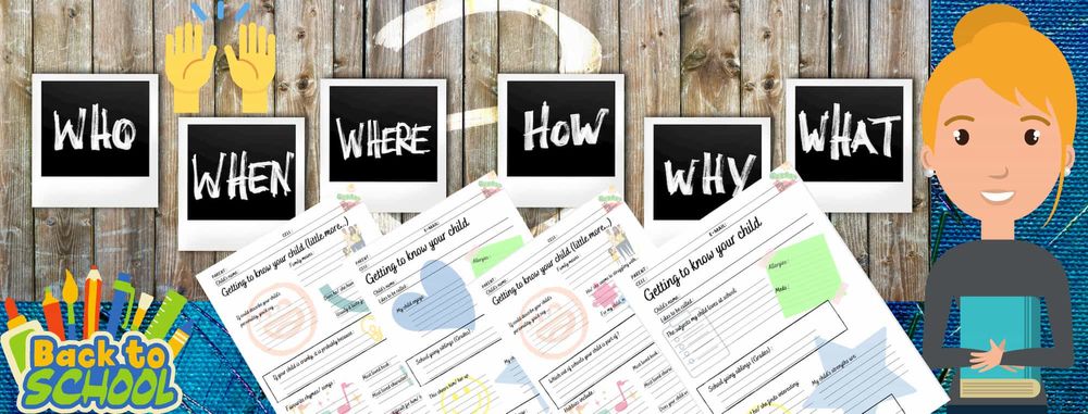 Getting to know your child form/ questionnaire [Free Printables]