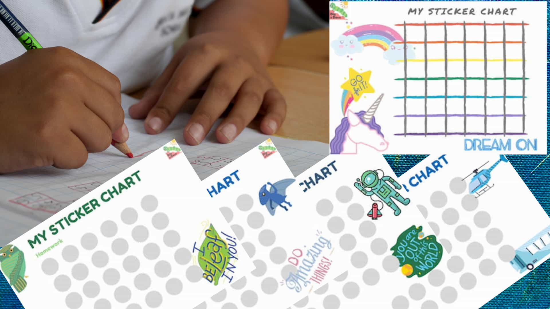 Sticker Chart/ Book - A tool for getting Homework Done [Free Printables]